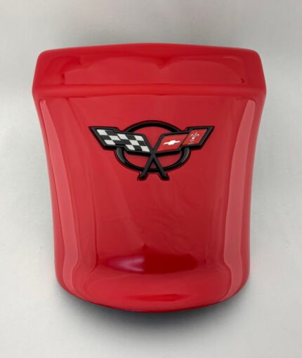 1996-2004 Chevrolet C5 Corvette Convertible Rear Waterfall Console Trim Panel / Torch Red C5034