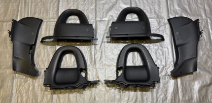 2000-2003 Honda S2000 AP1 Rear Roll Hoop Cover Trim Panels / Pair / Black / HS009