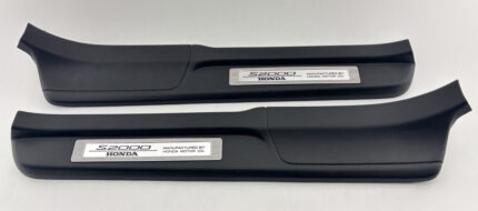 2000-2009 Honda S2000 Door Sills Scuff Plates Trim Panels / Pair / Black / HS009