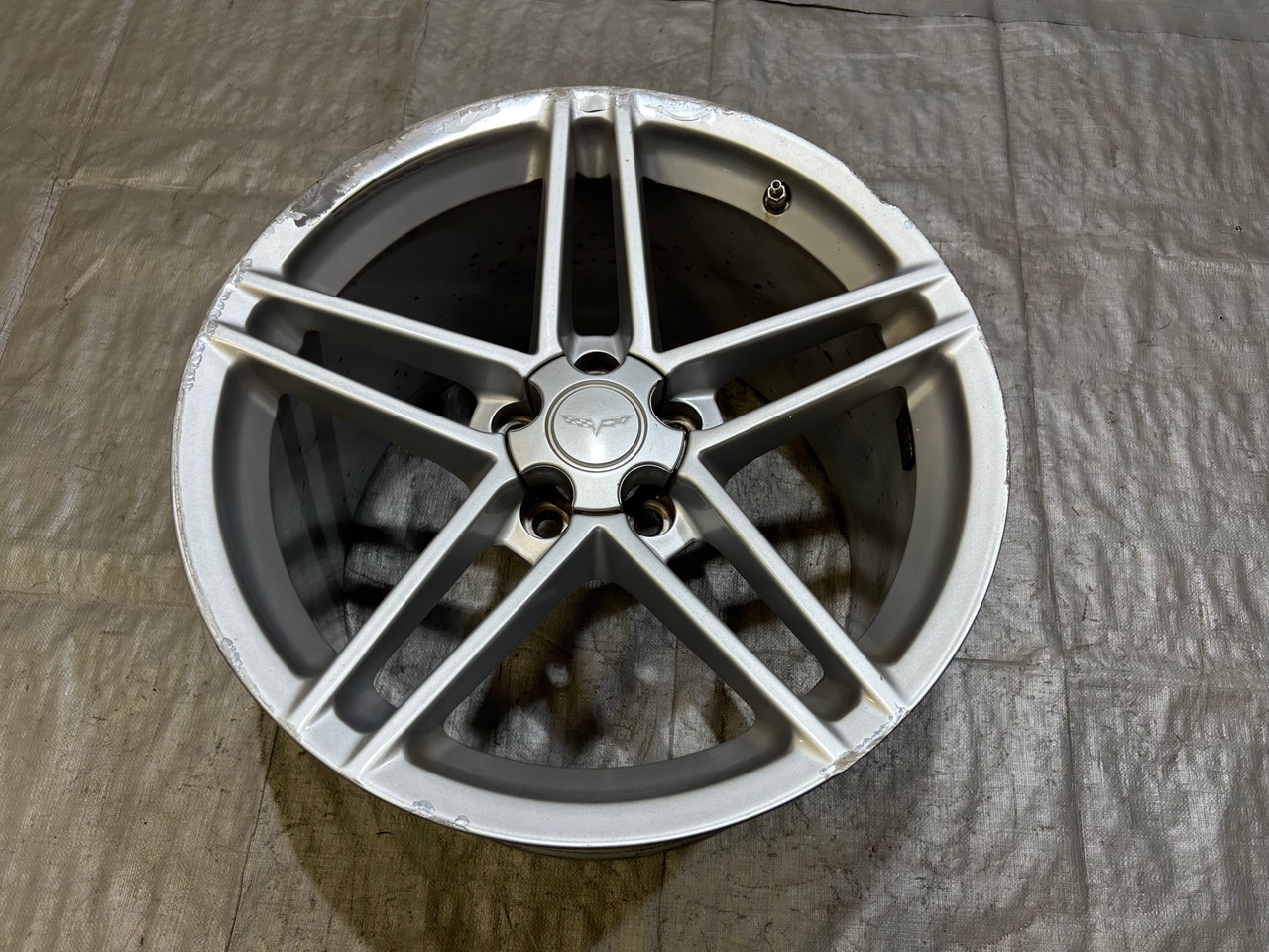 2006-2008 Chevrolet C6 Corvette Z06 19x12" Rear Wheel Rim / *DAMAGE*/ C6022 2006-2008 Chevrolet C6 Corvette Z06 19x12" Rear Wheel Rim / *DAMAGE*/ C6022