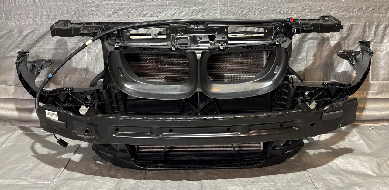 2008-2013 BMW 135i Convertible N54 Front Core Support Assembly w/ Radiator / Fan / Automatic / B1014 2008-2013 BMW 135i Convertible N54 Front Core Support Assembly w/ Radiator / Fan / Automatic / B1014