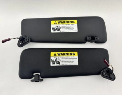 2008-2013 BMW E88 128i 135i Convertible Sun Visors / Pair / Black / B1014