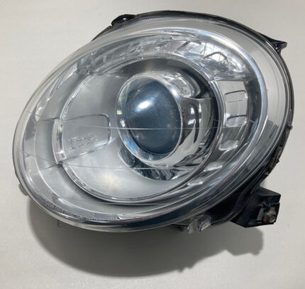 2012-2017 Fiat 500 Abarth Driver Side Headlight / Chrome / F5022