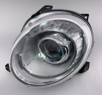 2012-2017 Fiat 500 Abarth Driver Side Headlight / Chrome / F5023