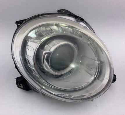 2012-2017 Fiat 500 Abarth Passenger Side Headlight / Chrome / F5023