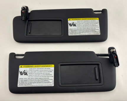 2015-2017 Audi A3 / S3 Sun Visors / Pair / Black / S3109