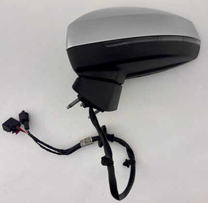 2015-2017 Audi S3 Driver Side Mirror w/ Blind Spot / Aluminum / S3109