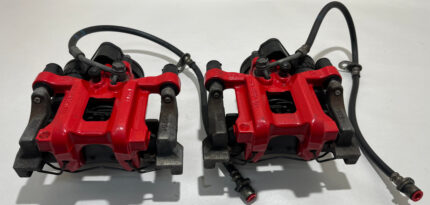 2017-2019 Honda Civic Type R FK8 OEM Rear Brake Calipers / Red / Pair / TR106