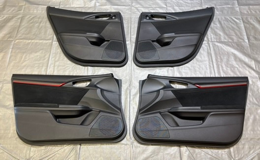 2020-2021 FK8 Honda Civic Type R Interior Door Panels / Set of 4 / TR107 2020-2021 FK8 Honda Civic Type R Interior Door Panels / Set of 4 / TR107