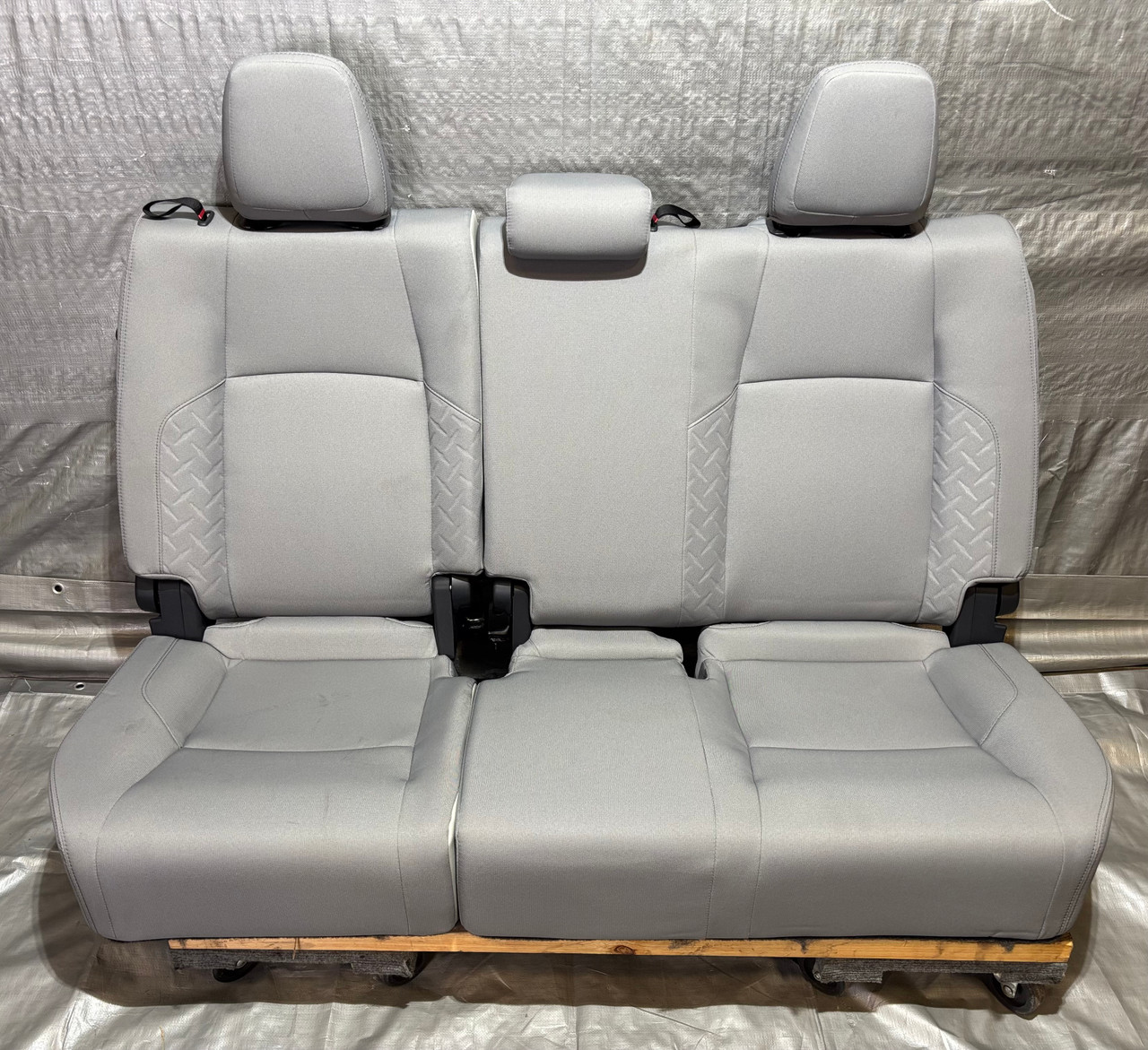 2024-2026 Toyota Tacoma SR5 DoubleCab Cloth Rear Seat Set w/ Headrests (Boulder Gray) / TC201 2024-2026 Toyota Tacoma SR5 DoubleCab Cloth Rear Seat Set w/ Headrests (Boulder Gray) / TC201